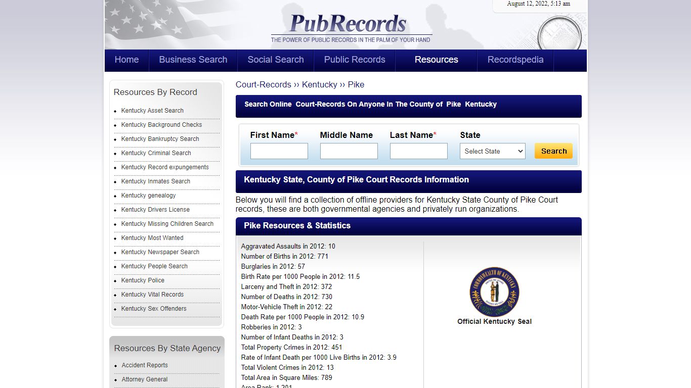 Pike County, Kentucky Court Records